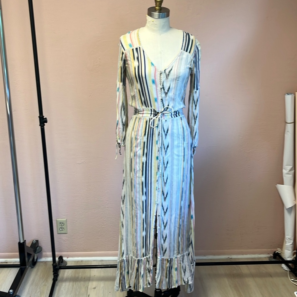 Striped maxi dress